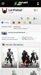 Mobile Screenshot of lol-pretzel.deviantart.com