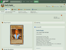 Tablet Screenshot of darth-nader.deviantart.com