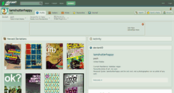 Desktop Screenshot of iamshutterhappy.deviantart.com