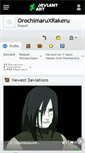 Mobile Screenshot of orochimaruxrakeru.deviantart.com
