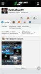 Mobile Screenshot of beto456789.deviantart.com