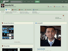 Tablet Screenshot of beto456789.deviantart.com