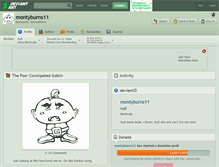 Tablet Screenshot of montyburns11.deviantart.com