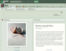 Tablet Screenshot of bhoy.deviantart.com