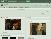 Tablet Screenshot of booyoshi.deviantart.com