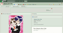 Desktop Screenshot of gakuen-alice-club.deviantart.com