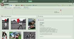 Desktop Screenshot of deadgerl.deviantart.com
