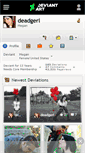 Mobile Screenshot of deadgerl.deviantart.com