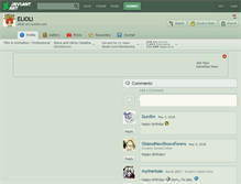 Tablet Screenshot of elioli.deviantart.com