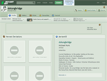 Tablet Screenshot of dolungbridge.deviantart.com