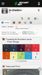 Mobile Screenshot of jo-shadow.deviantart.com