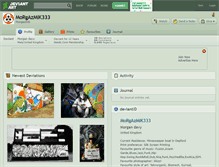 Tablet Screenshot of morgazmik333.deviantart.com