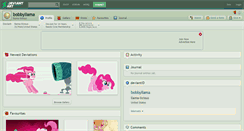 Desktop Screenshot of bobbyllama.deviantart.com