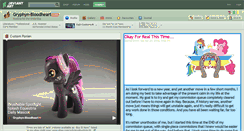 Desktop Screenshot of gryphyn-bloodheart.deviantart.com