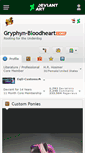 Mobile Screenshot of gryphyn-bloodheart.deviantart.com