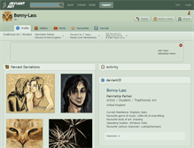 Tablet Screenshot of bonny-lass.deviantart.com