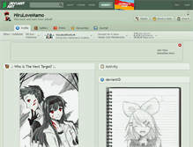 Tablet Screenshot of hirulovemamo.deviantart.com