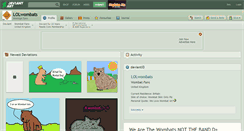 Desktop Screenshot of lolwombats.deviantart.com