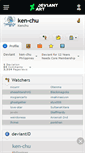 Mobile Screenshot of ken-chu.deviantart.com