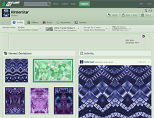 Tablet Screenshot of kirstenstar.deviantart.com