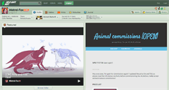 Desktop Screenshot of mistrel-fox.deviantart.com
