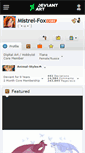 Mobile Screenshot of mistrel-fox.deviantart.com