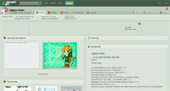Desktop Screenshot of cappy-chan.deviantart.com