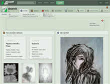 Tablet Screenshot of deserek.deviantart.com