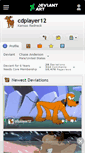 Mobile Screenshot of cdplayer12.deviantart.com