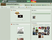 Tablet Screenshot of heathensforprogress.deviantart.com