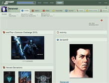 Tablet Screenshot of denewer.deviantart.com