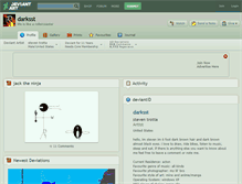 Tablet Screenshot of darksst.deviantart.com