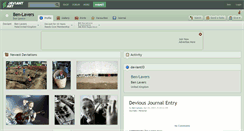Desktop Screenshot of ben-lavers.deviantart.com