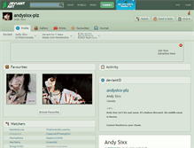 Tablet Screenshot of andysixx-plz.deviantart.com