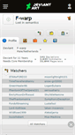 Mobile Screenshot of f-warp.deviantart.com