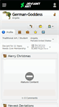 Mobile Screenshot of german-goddess.deviantart.com