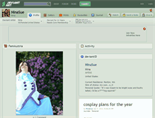 Tablet Screenshot of ninasue.deviantart.com