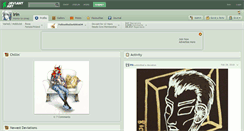 Desktop Screenshot of irin.deviantart.com