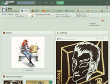Tablet Screenshot of irin.deviantart.com