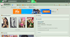 Desktop Screenshot of aleksandra.deviantart.com