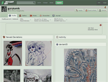 Tablet Screenshot of gurukomik.deviantart.com