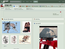 Tablet Screenshot of jango-joe.deviantart.com