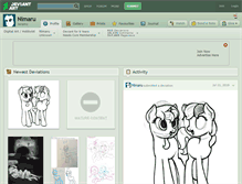 Tablet Screenshot of nimaru.deviantart.com