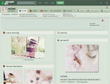 Tablet Screenshot of na3sat.deviantart.com