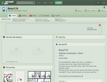 Tablet Screenshot of bossy318.deviantart.com