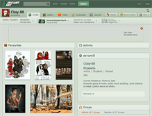 Tablet Screenshot of cissy-88.deviantart.com