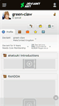 Mobile Screenshot of green-claw.deviantart.com
