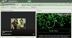 Desktop Screenshot of christophvalentine.deviantart.com