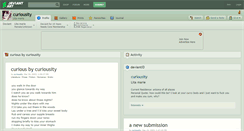 Desktop Screenshot of curiousity.deviantart.com