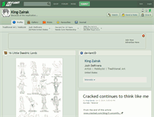 Tablet Screenshot of king-zairak.deviantart.com